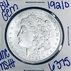 1921 D BU UNCIRCULATED MORGAN SILVER DOLLAR AUTHENTIC U.S.MINT FREESHIPPING 6375
