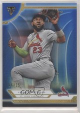 2018 Topps Triple Threads Sapphire 6/25 Marcell Ozuna #48 2r7