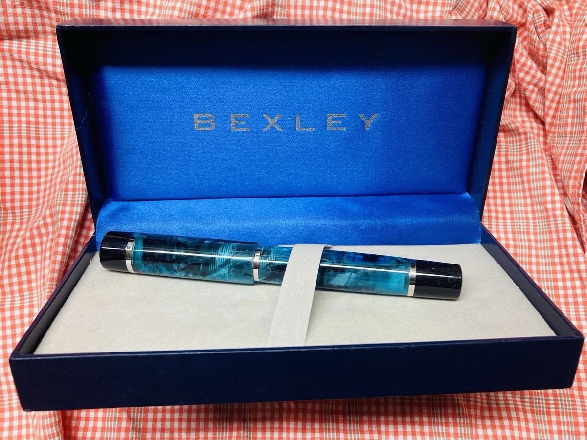 未使用　希少品　箱付き　BEXLEY 万年筆　M USA製 マーブル柄 Bexley Pen for sale | eBay