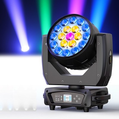 380W LED Zoom Moving Head Stage Light RGBW DMX Beam Wash Lighting DJ Disco Bar