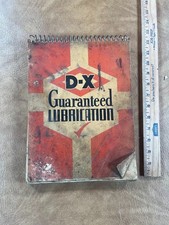 DX Oil Lubrication Chek Chart 1952 Shop Manual