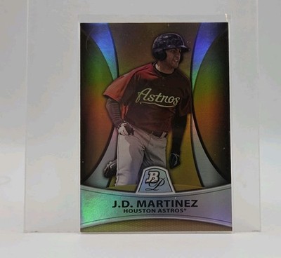 2010 Bowman Platinum - Prospects J.D. Martinez #PP23 Gold Refractor /539 (RC)