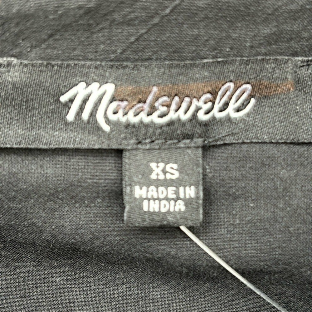 Madewell Collared Button-Front Mini Shirtdress Tr… - image 8