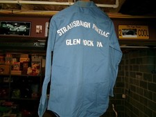 Rare 1950s Strausbaugh Pontiac Dealership Mechanics Shirthat Glen Rock Pa Rare 1950s Strausbaugh Pontiac Dealership Mechanics Shirthat Glen Rock Pa