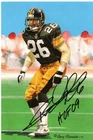 Goal Line Art Card signed by Rod Wooson with HOF 09