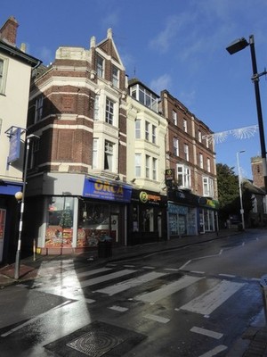 Photo 6x4 Facades in Fore Street, Exeter Fore Street avoided much damage  c2018