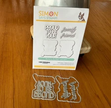 Simon Says Stamp! Proud to be Your Family or Friend Die Set, #sssd112819