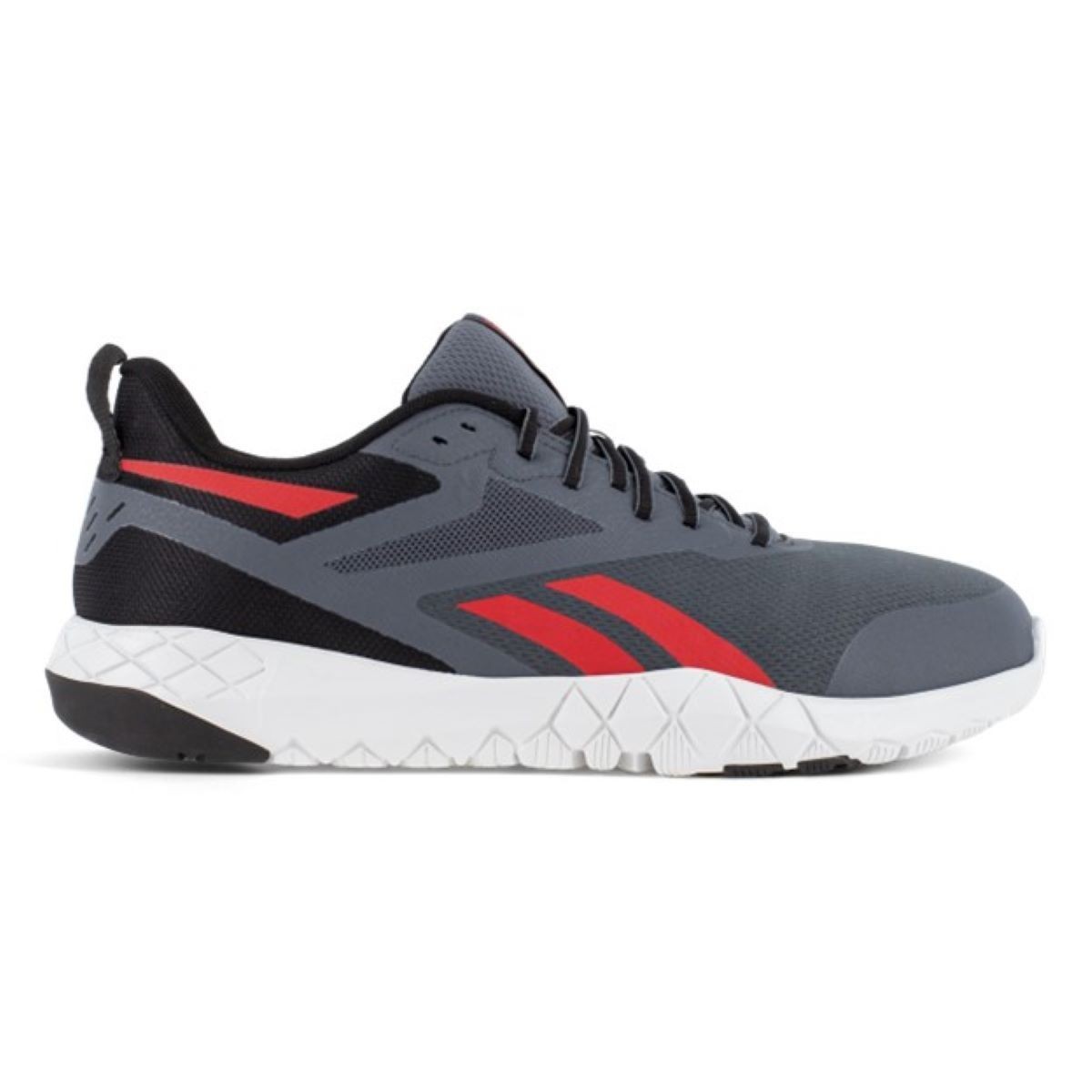 Reebok Flexagon Force XL Composite Toe, SR Work Shoe - Gray/Red image 2