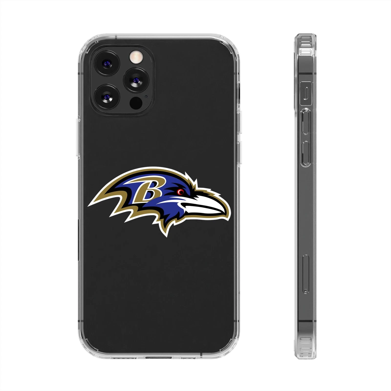 Baltimore Ravens Clear Phone Case for iPhone