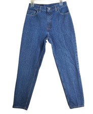 Vintage 90s Levis 550 High Waisted Relaxed Tapered Blue Jeans 10 USA Made 28x31