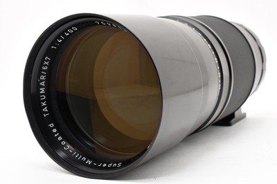 Rare fully functional excellent condition Pentax SMC Takumar 6x7 67 400mm f 4 te