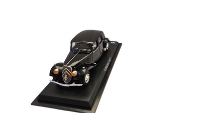 Sammlungsauflösung Del Prado Modell Citroen 11CV, schwarz, Maßstab 1:43