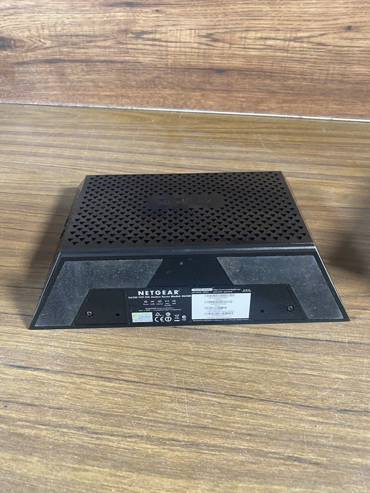 Netgear d6200 Black Wireless WiFi Modem Router AC1200 Dual Band Gigabit + PSU - Image 4 of 4