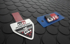 Jdm Oem Toyota Gr Meister Engine Plate Gr Steering Emblem Budge Ornament Set Jdm Oem Toyota Gr Meister Engine Plate Gr Steering Emblem Budge Ornament Set