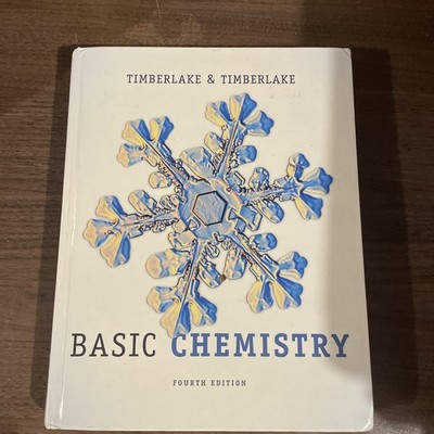 Basic Chemistry Book 4th Edition Timberlake And Timberlake Hardcover