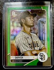 Topps 2023 Big League Wrapper Redemption Green Foil Yu Darvish WR-92Padres 64/99