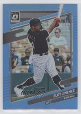 2021 Panini Donruss Optic Carolina Blue Prizm /50 Eloy Jimenez #158 0s1o