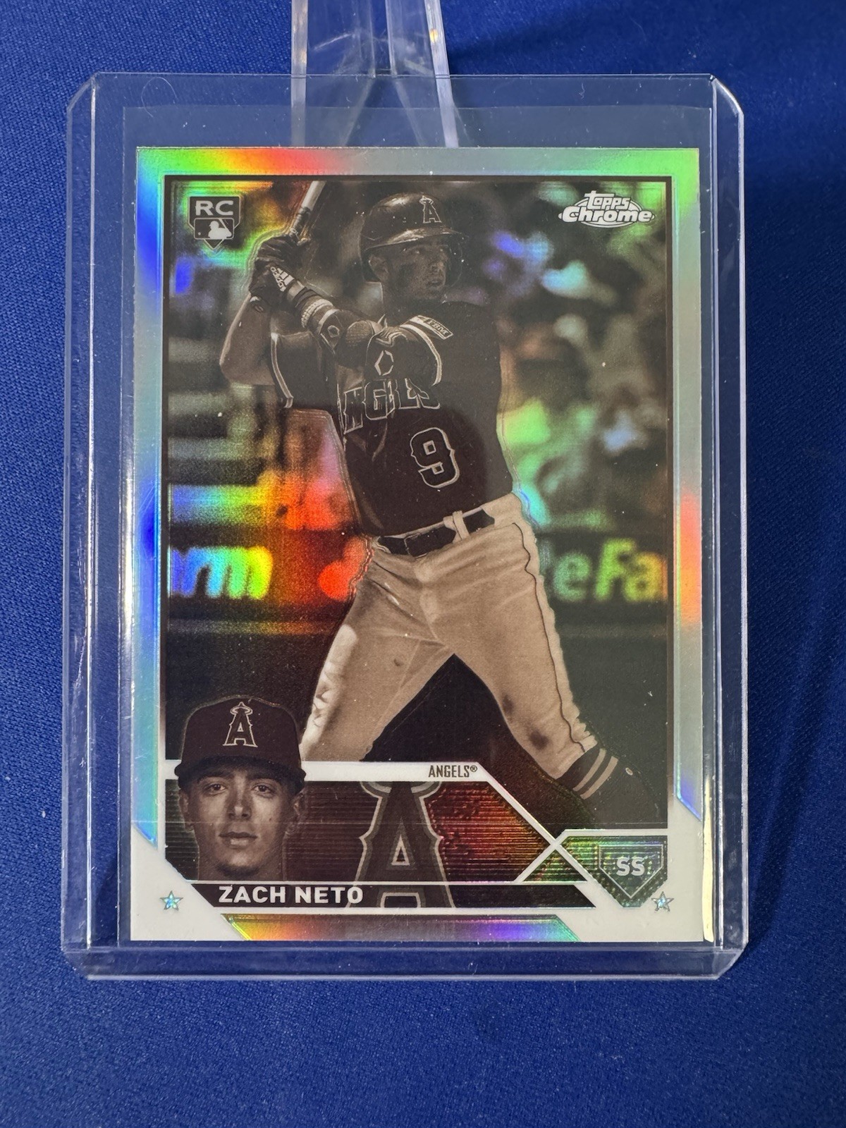 2023 Topps Chrome Update Series - Zach Neto #USC34 Sepia Refractor (RC)