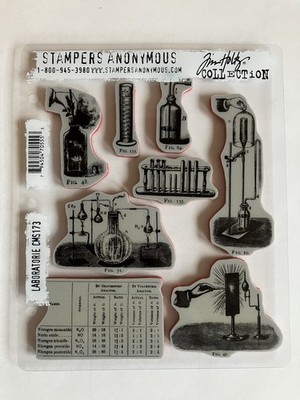 NEU Tim Holtz Stampers Anonymous Stempel Platte CMS173