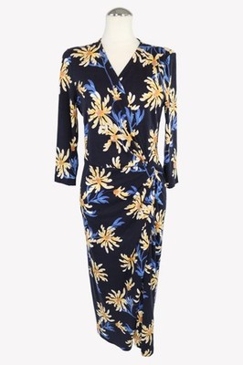 Diane von Furstenberg Damen Kleid Gr. 38 (M) Mehrfarbig Bleistiftkleid Etuikleid