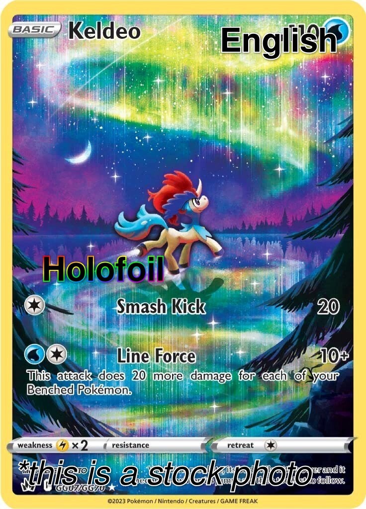 Keldeo [Holofoil NM - SWSH: Crown Zenith: Galarian Gallery GG07/GG70]