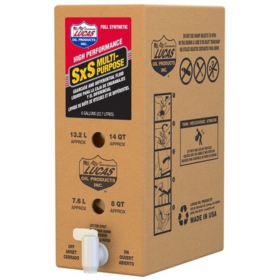 Lucas Synthetic SxS Multi-Purpose Gearcase And Differential Fluid 6 gal. 18052