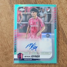 2025 Topps Chrome MLS Mykhi Joyner Autograph Rookie St. Louis City SC /199