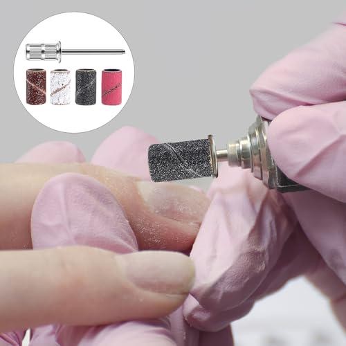 310 Pcs Nail Sanding Bands for Nail Drill, Coarse and Fine 80 Grit 120 Grit 180 - Picture 7 of 7