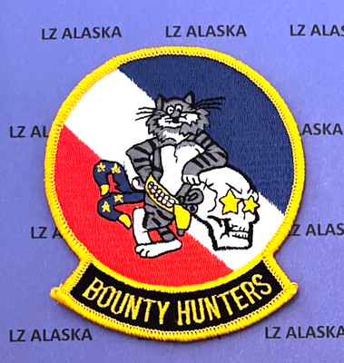 US NAVY STRIKE FIGHTER SQUADRON VF-2 BOUNTY HUNTERS F-14 TOMCAT PATCH N2