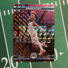 2024-25 Panini Mosaic Donovan Mitchell Insert Card Jam Masters Silver Prizm SP