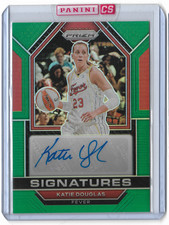 2023 Panini Prizm WNBA Signatures Green #SG-KDG Katie Douglas Indiana Fever