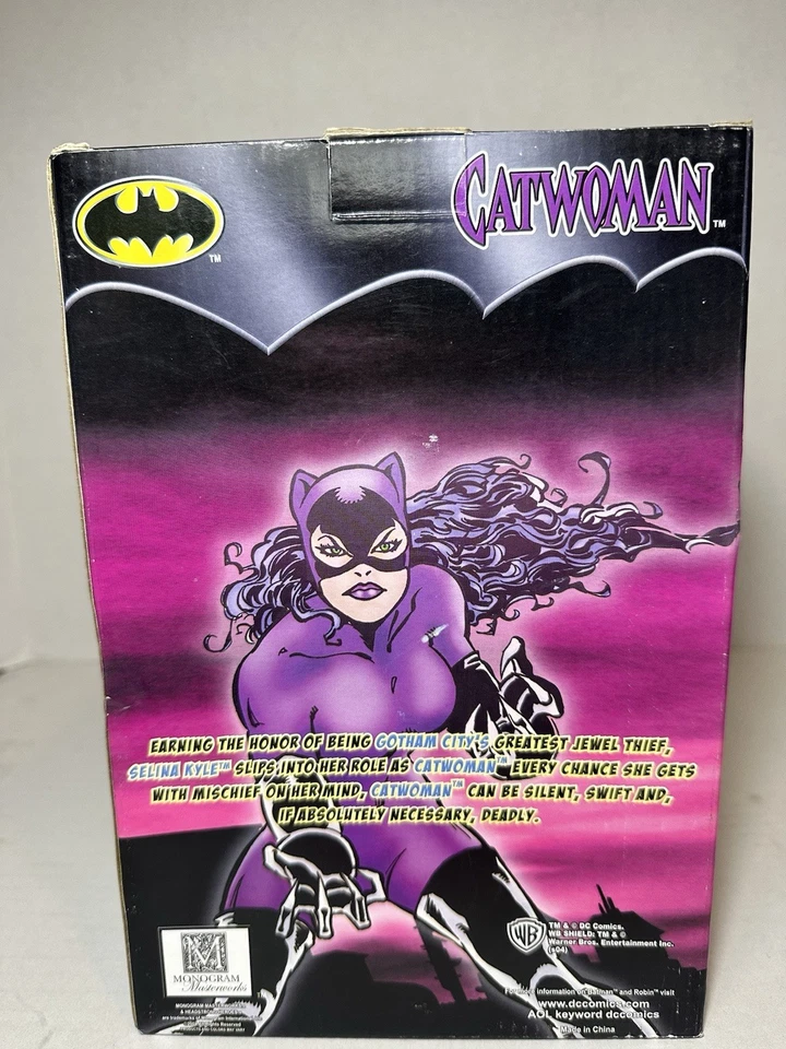 Figura de acción Catwoman Bobble Head 2004 de colección juguete película Batman Joker Robin Foto 3 de 4