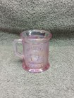 Fenton Good Luck Toothpick Mug HOACGA  Iridescent Pink 1985 Convention  — photo 3