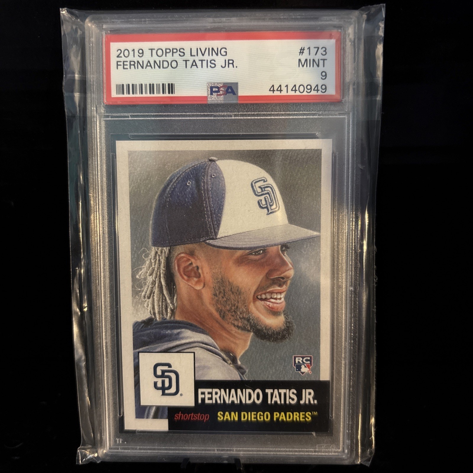 2019 Topps Living 173 Fernando Tatis Jr. Rookie Card PSA 9 MINT