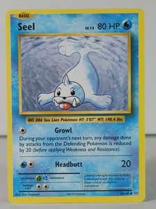 pokemon seel card Seel - XY - Evolutions []