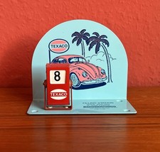 Original alter TEXACO ewiger Kalender VW KÄF...