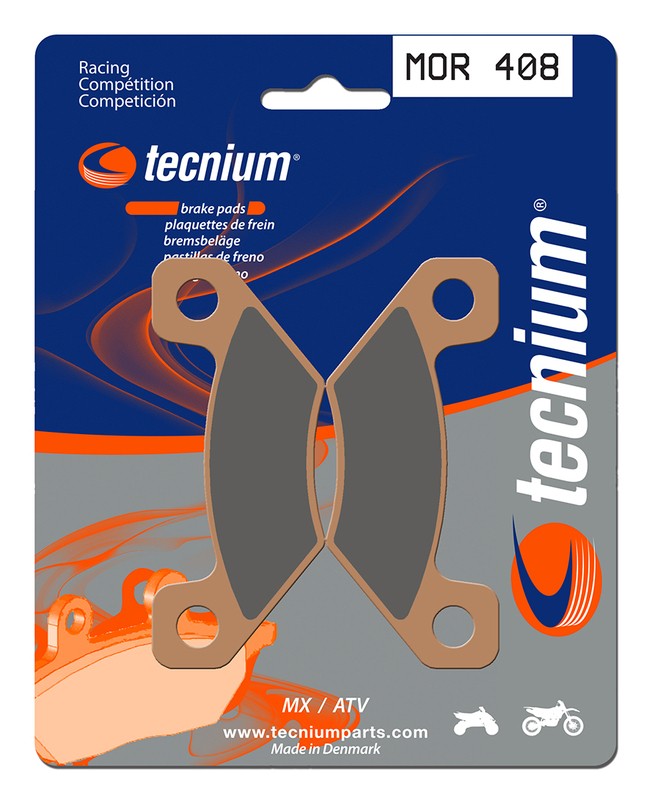 Plaquettes de frein TECHNIUM métal fritté pour stopper votre Quad et MX par tous les temps