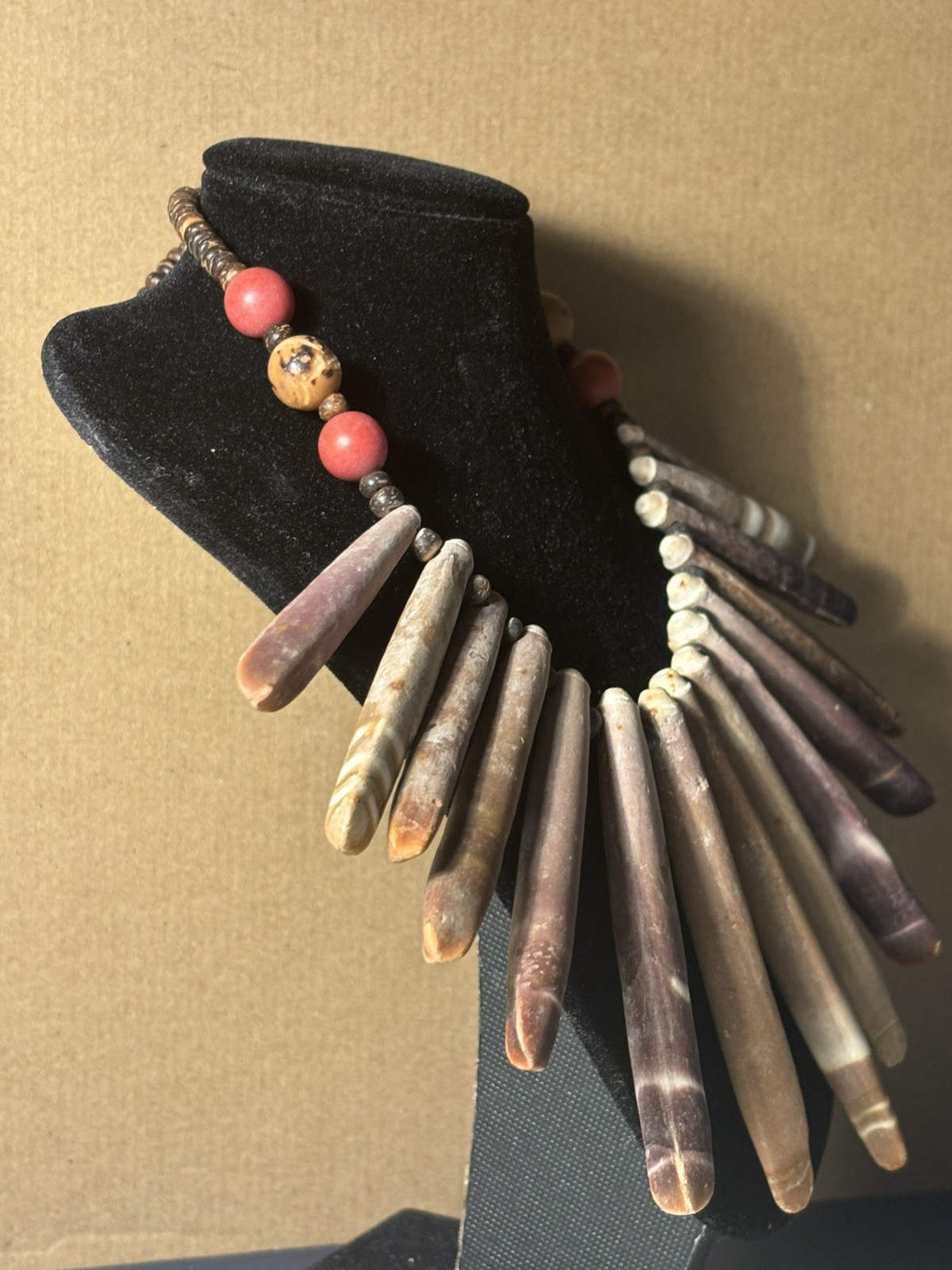 Vintage Agate Statement  Necklace - image 2