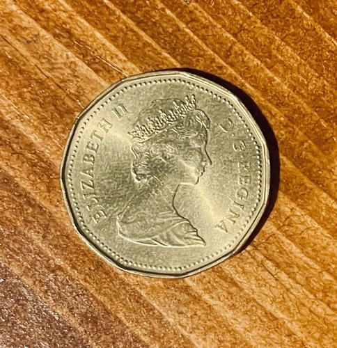Rare Canada 1987 $1 Loonie Coin KM# 117 Elizabeth II D.G. Regina w Mallard Duck