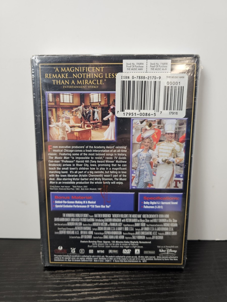 The Music Man (DVD, 2003) for sale online | eBay