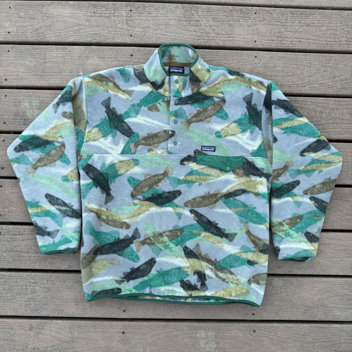 Patagonia Fleece Jacket Patagonia Synchilla Fish Patagonia Trout