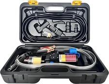 12V Fuel Transfer Pump Set,Gasoline Transfer Pump Moves 85 Gallons of Gas or Die
