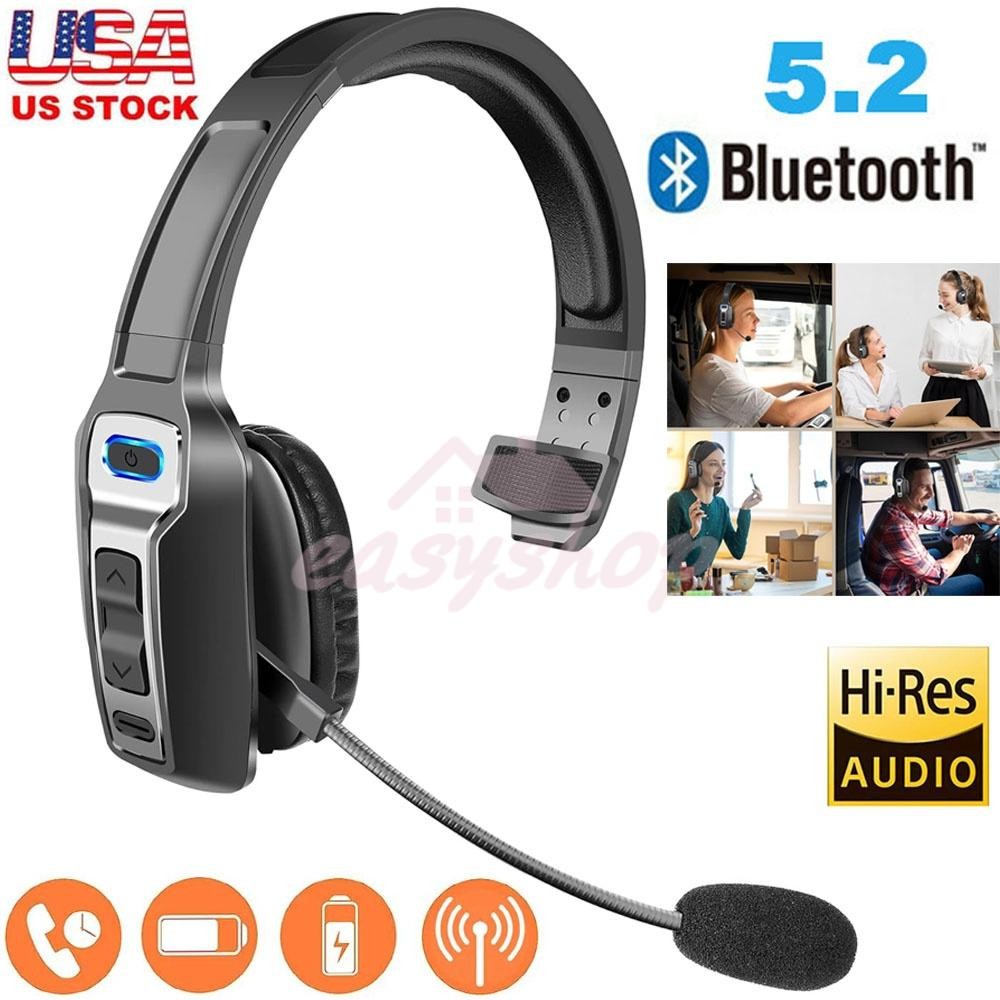 NEW Trucker Headset Wireless Bluetooth AI Noise Cancelling Mic