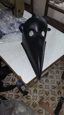 Pestarzt Echtleder Maske