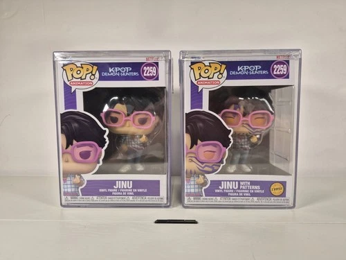 Funko Pop! Animation Kpop Demon Hunters Jinu W Chase Variant Lot Of 2 2259 2259