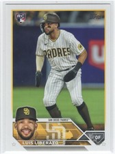 #659 2023 Topps Luis Liberato Rookie San Diego Padres