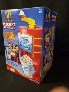 Vintage McDonald's McFlurry Maker with Original Mixing Packets from 2003