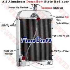 8N8005 Aluminum Tractor Radiator Fits Ford 8N 9N 2N Models 86551430 789 790 791