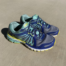 FILA Blue Green Yellow Gray Low Top Sneaker Mesh Running Athletic Shoes