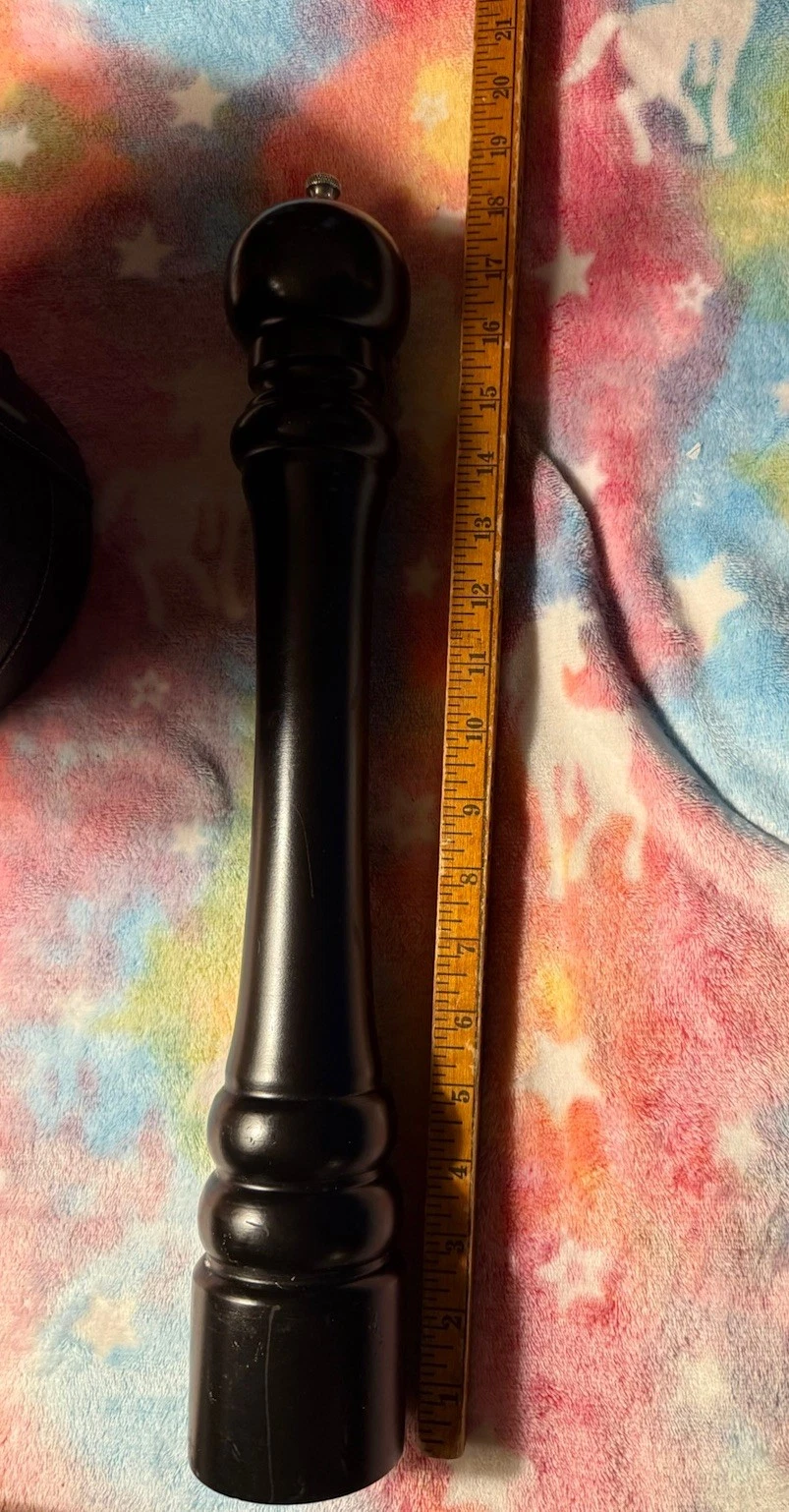 Chef Specialties Company Walnut Monarch Pepper Mill" Black 18”